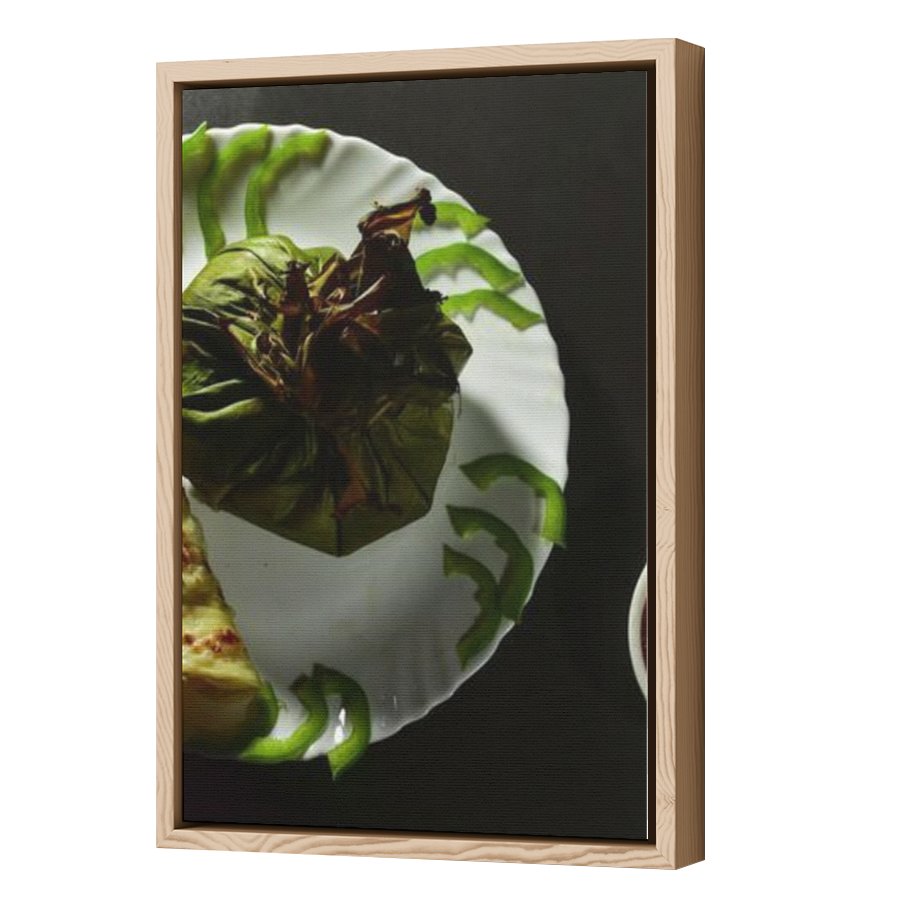 Thumbnail for Canvas - Wood Grain Floating Frame