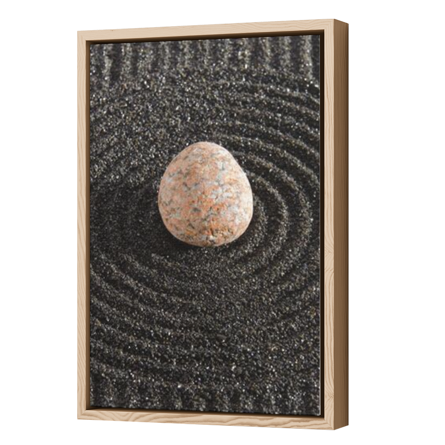 Thumbnail for Canvas - Wood Grain Floating Frame