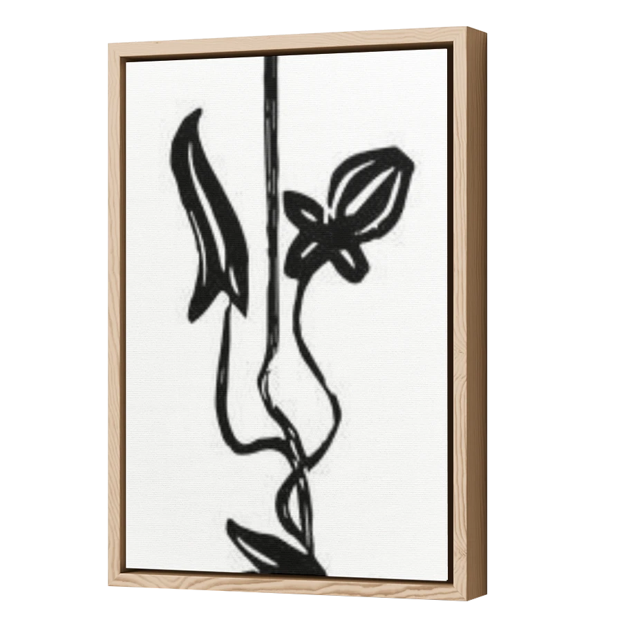 Thumbnail for Canvas - Wood Grain Floating Frame