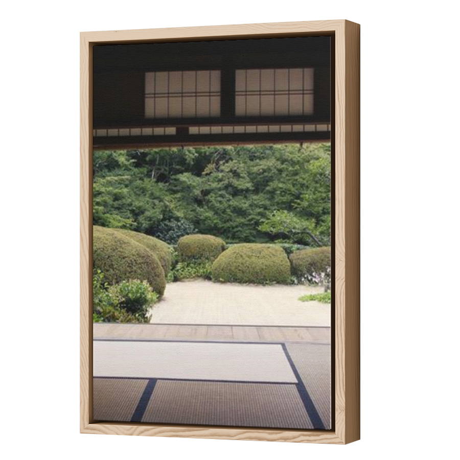 Thumbnail for Canvas - Wood Grain Floating Frame
