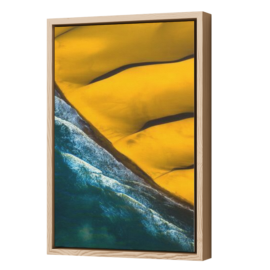 Thumbnail for Canvas - Wood Grain Floating Frame