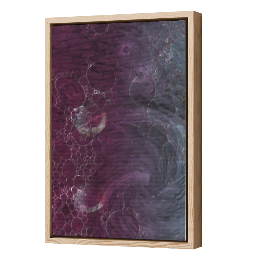 Thumbnail for Canvas - Wood Grain Floating Frame