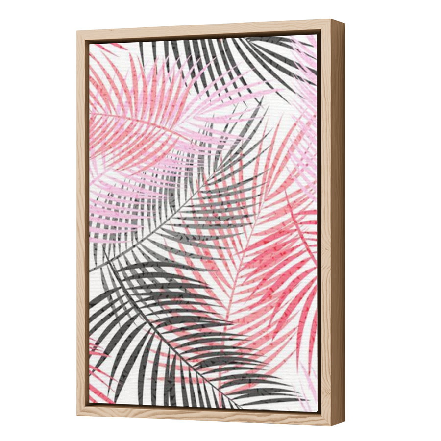 Thumbnail for Canvas - Wood Grain Floating Frame