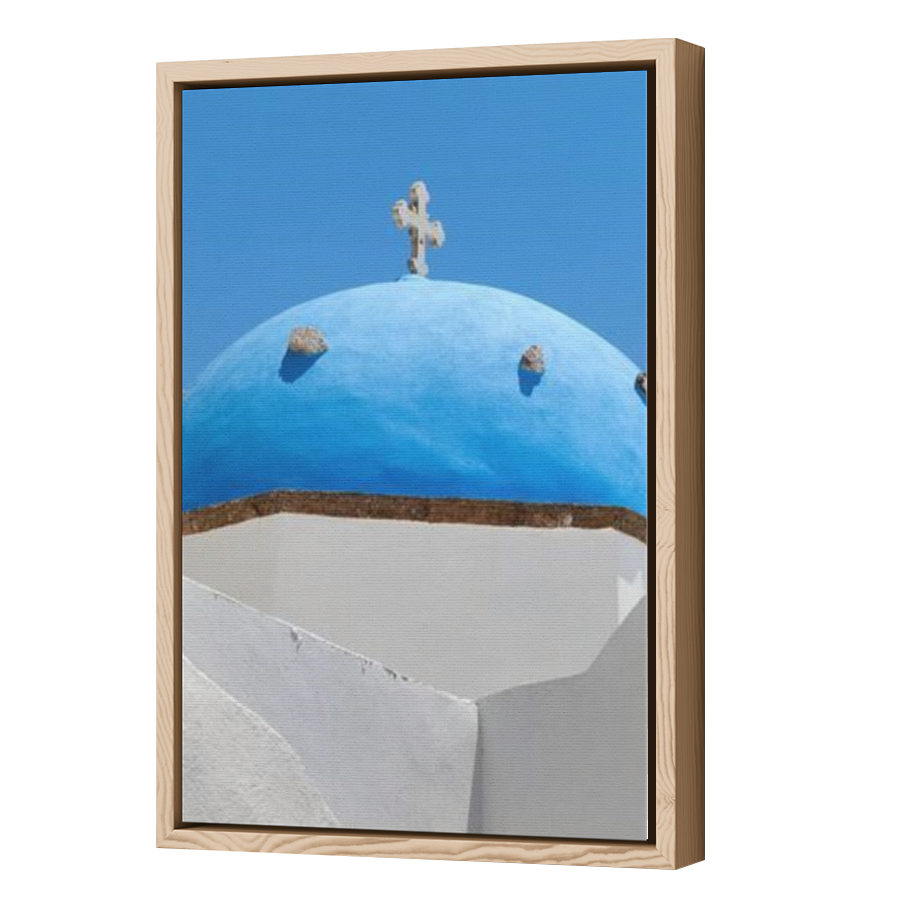 Thumbnail for Canvas - Wood Grain Floating Frame