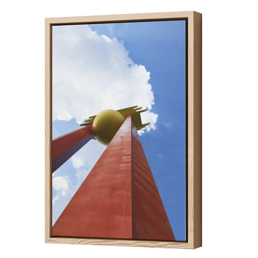 Thumbnail for Canvas - Wood Grain Floating Frame