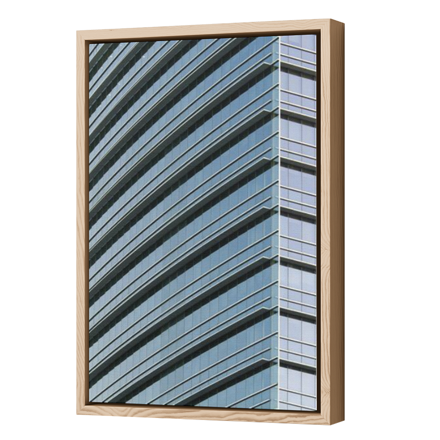 Thumbnail for Canvas - Wood Grain Floating Frame