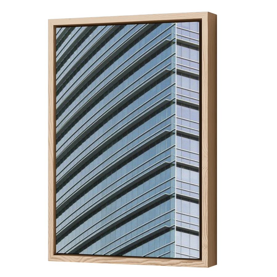 Thumbnail for Canvas - Wood Grain Floating Frame
