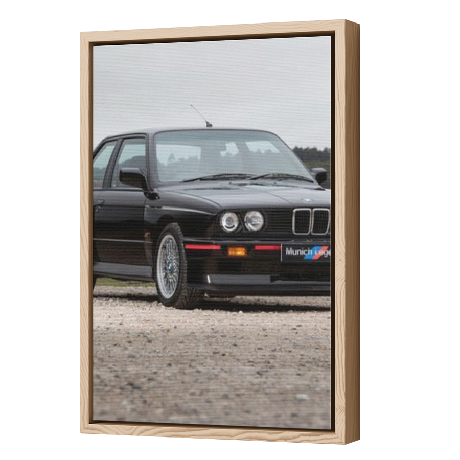 Thumbnail for Canvas - Wood Grain Floating Frame