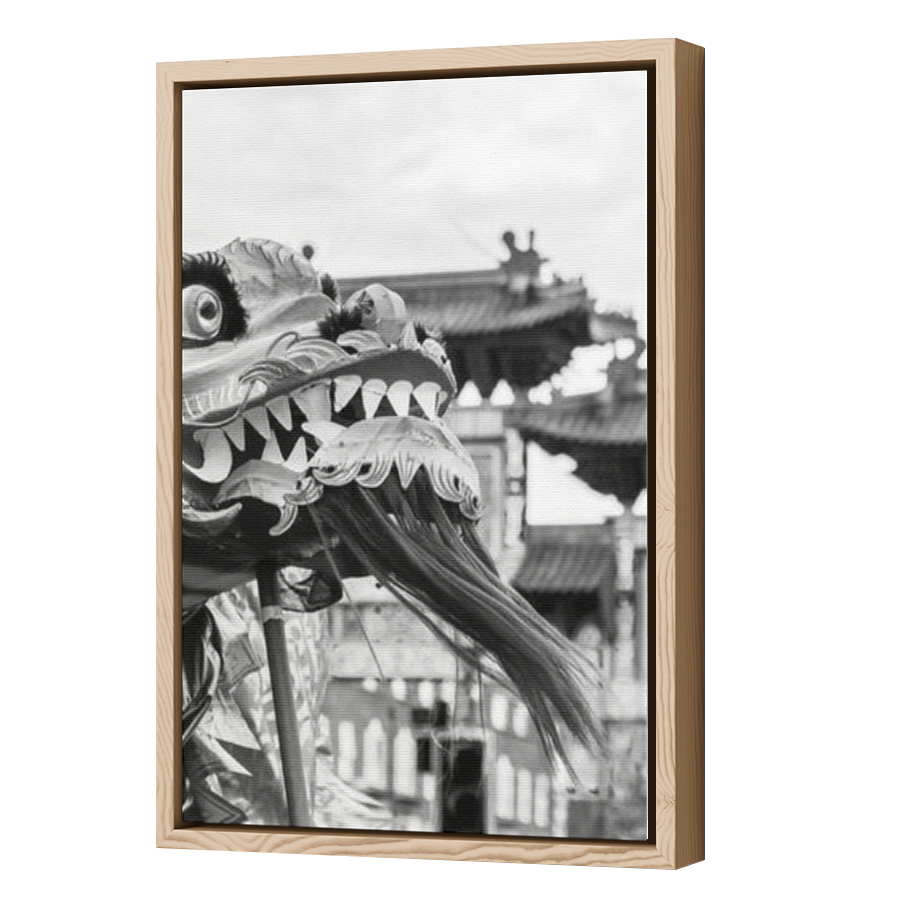 Thumbnail for Canvas - Wood Grain Floating Frame