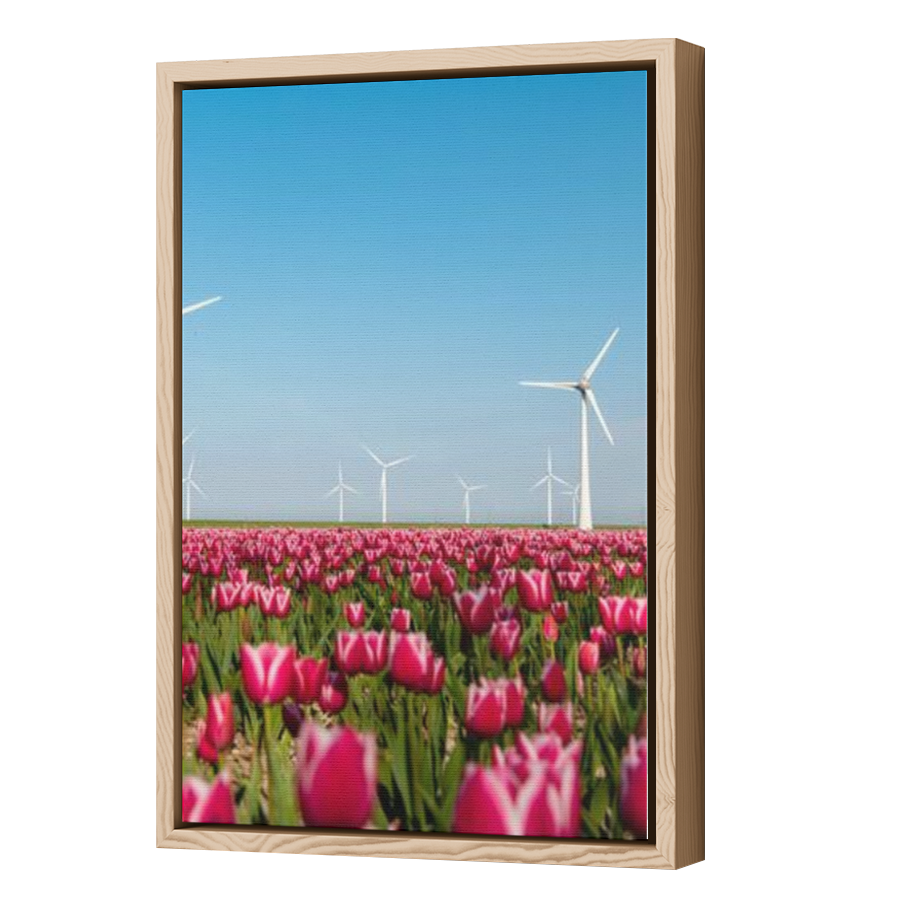 Thumbnail for Canvas - Wood Grain Floating Frame