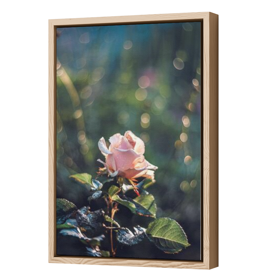 Thumbnail for Canvas - Wood Grain Floating Frame