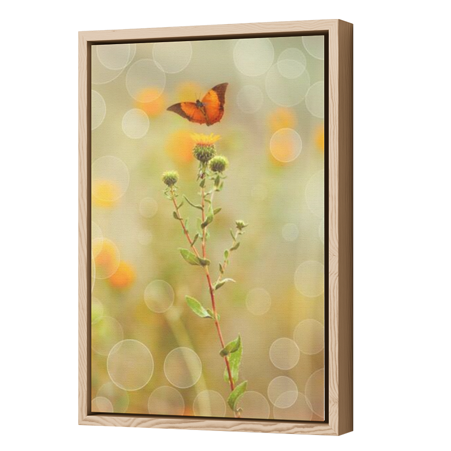 Thumbnail for Canvas - Wood Grain Floating Frame