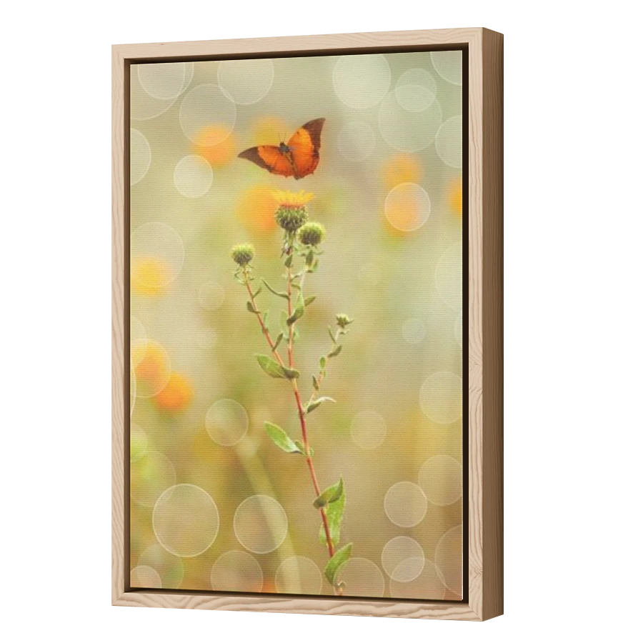 Thumbnail for Canvas - Wood Grain Floating Frame