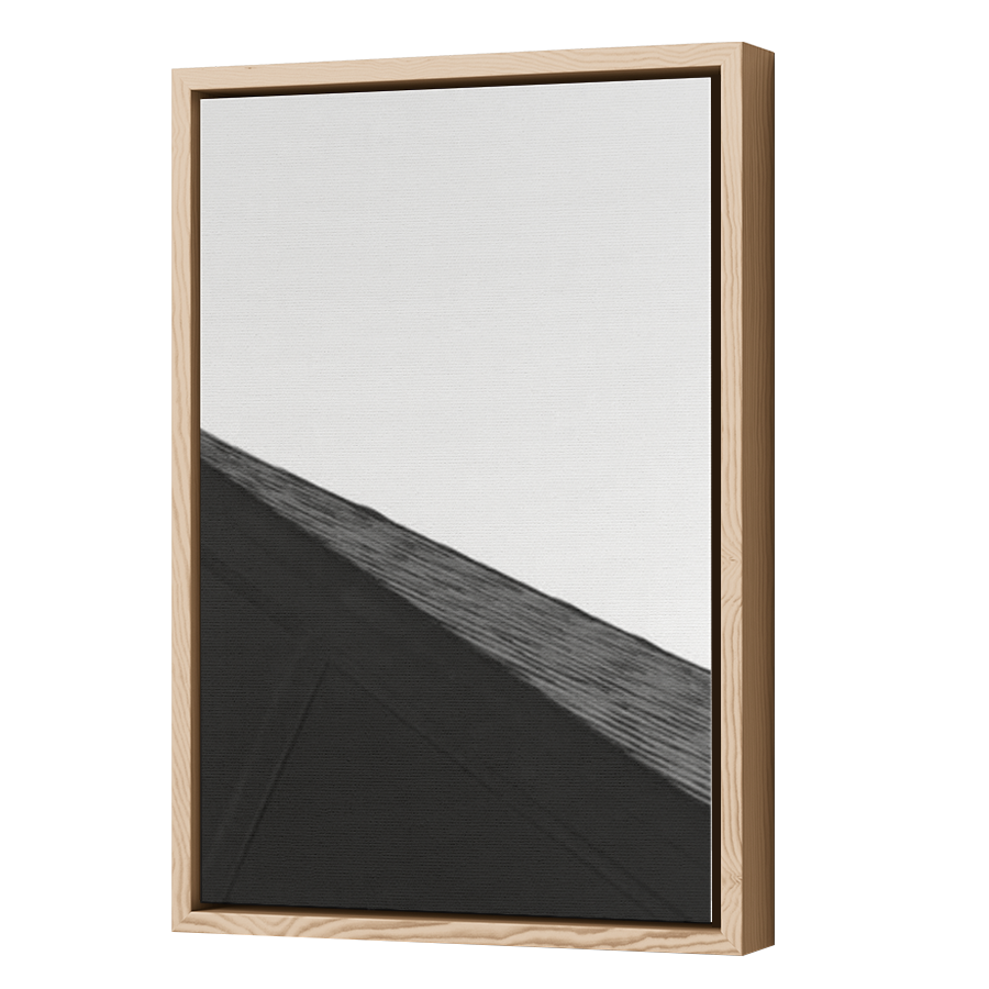 Thumbnail for Canvas - Wood Grain Floating Frame