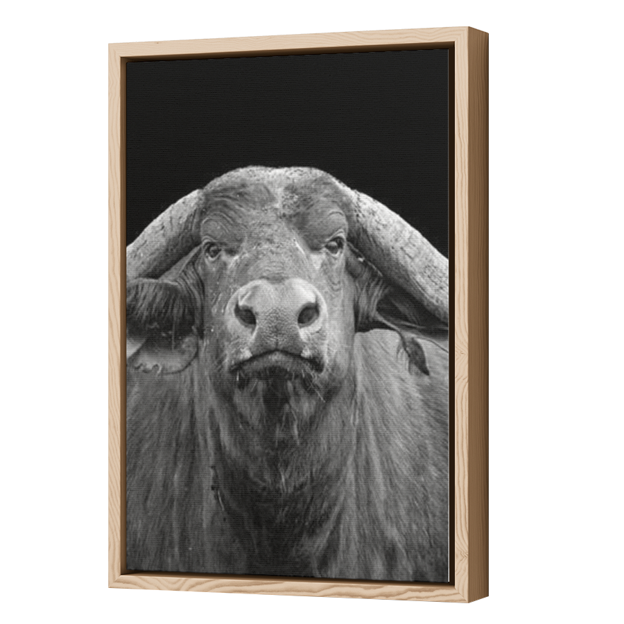 Thumbnail for Canvas - Wood Grain Floating Frame