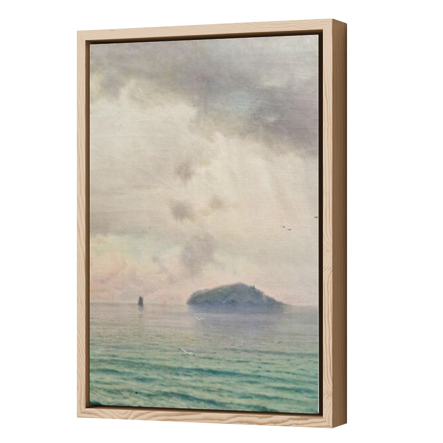 Thumbnail for Canvas - Wood Grain Floating Frame