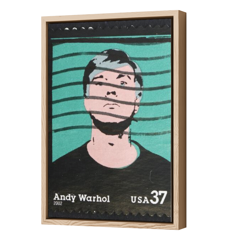 Thumbnail for Canvas - Wood Grain Floating Frame