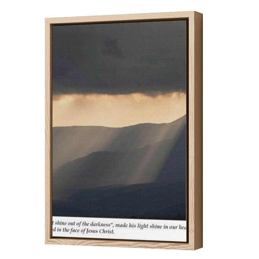 Thumbnail for Canvas - Wood Grain Floating Frame