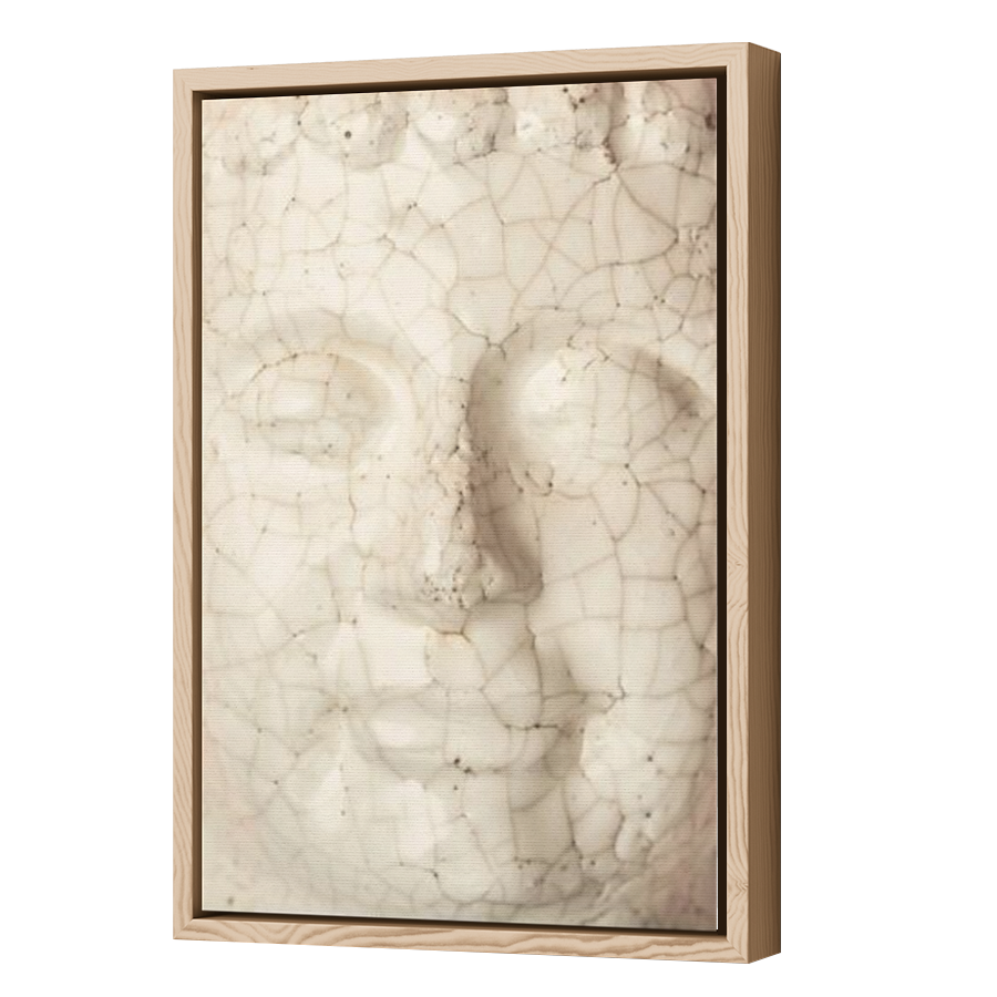 Thumbnail for Canvas - Wood Grain Floating Frame