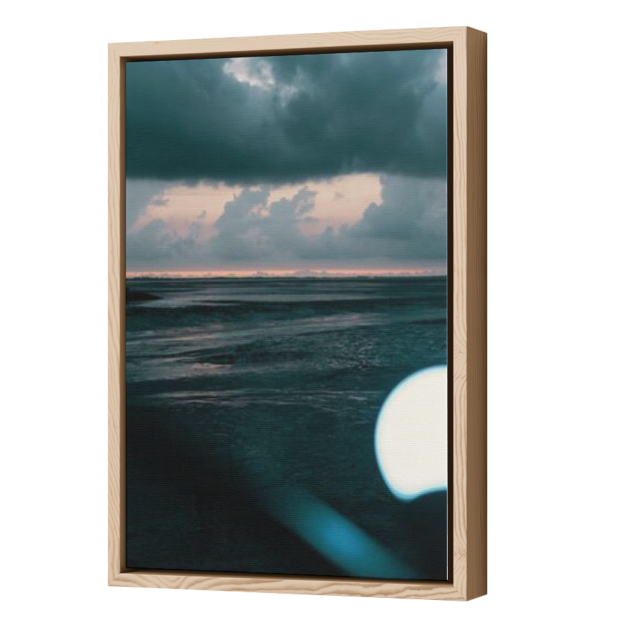 Thumbnail for Canvas - Wood Grain Floating Frame