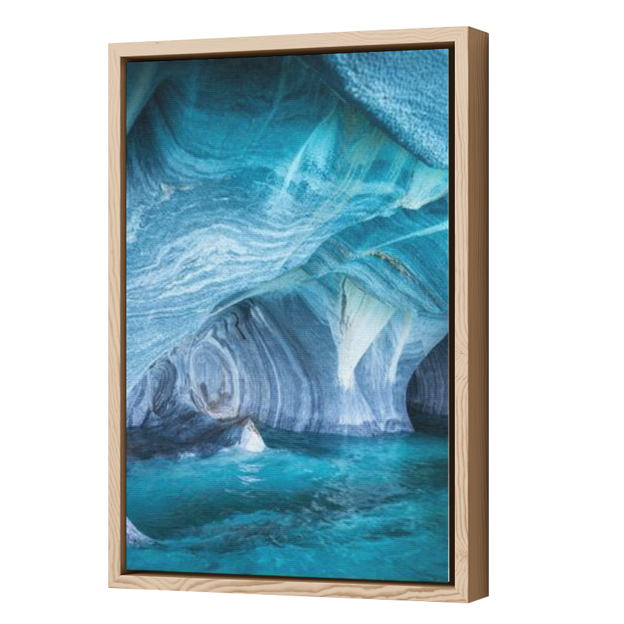 Thumbnail for Canvas - Wood Grain Floating Frame