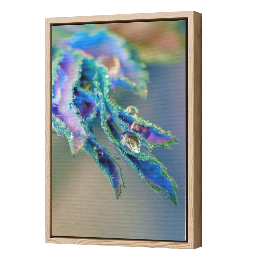 Thumbnail for Canvas - Wood Grain Floating Frame