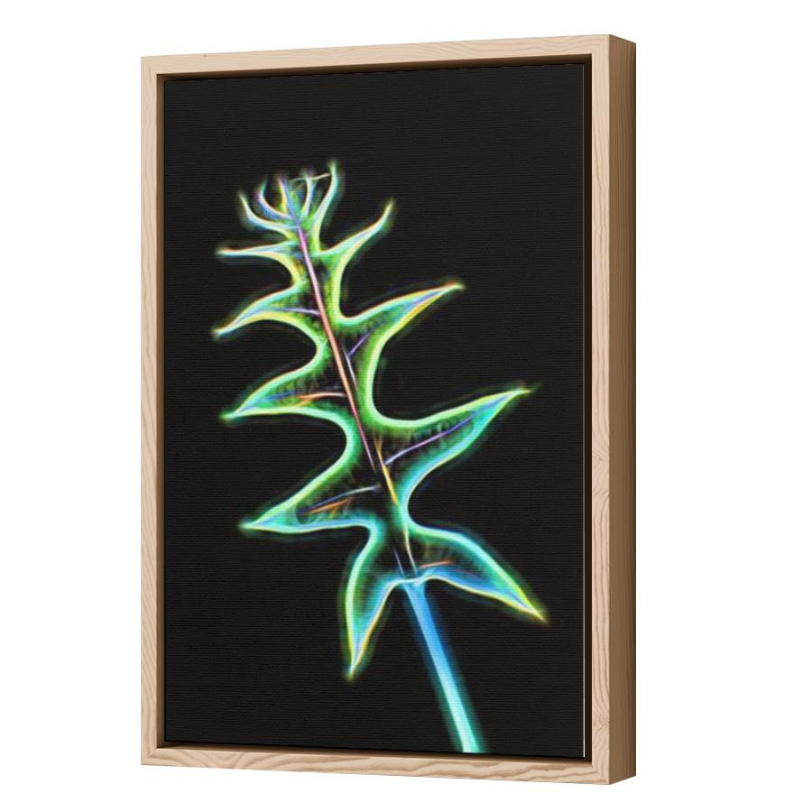 Thumbnail for Canvas - Wood Grain Floating Frame