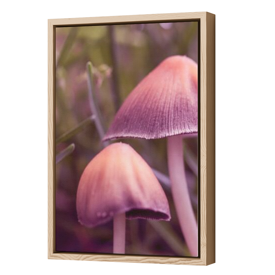 Thumbnail for Canvas - Wood Grain Floating Frame