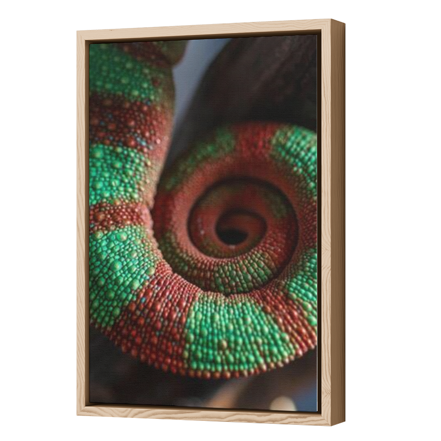 Thumbnail for Canvas - Wood Grain Floating Frame