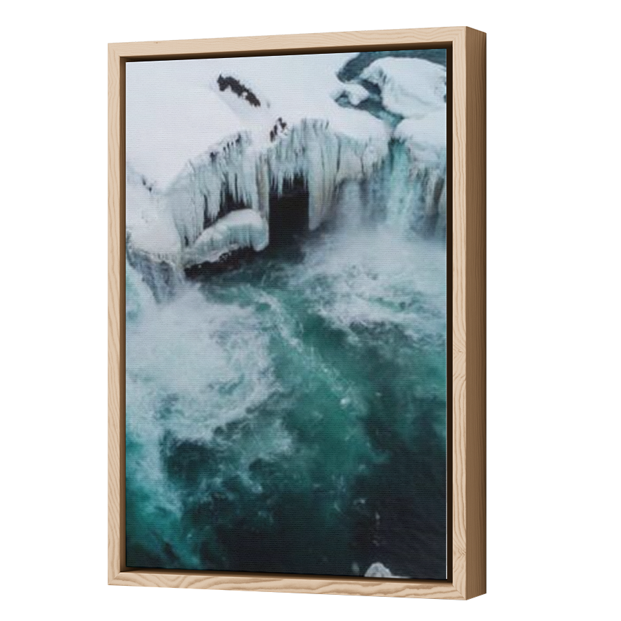 Thumbnail for Canvas - Wood Grain Floating Frame