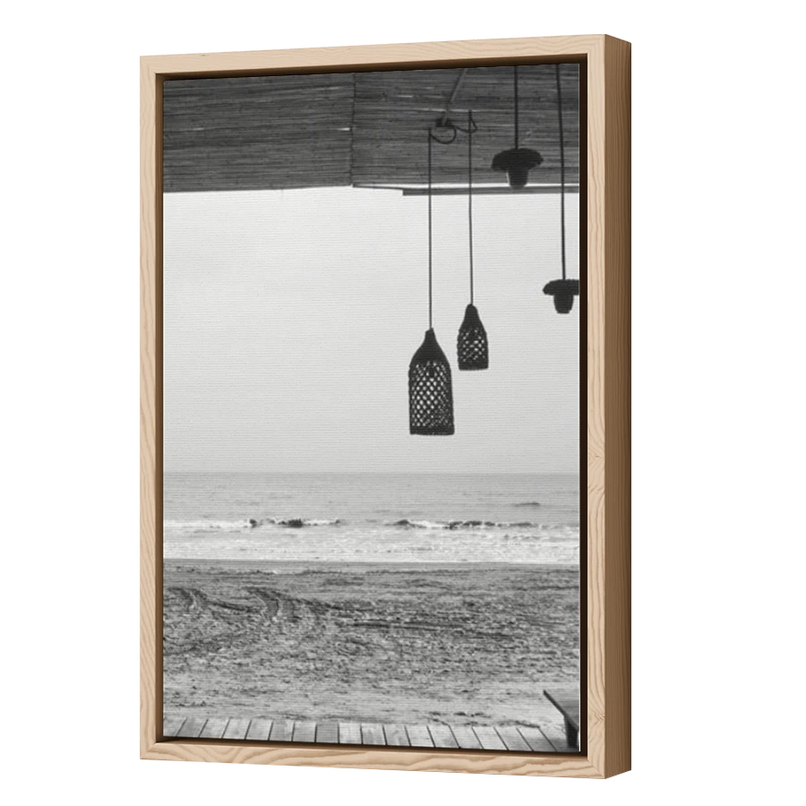 Thumbnail for Canvas - Wood Grain Floating Frame