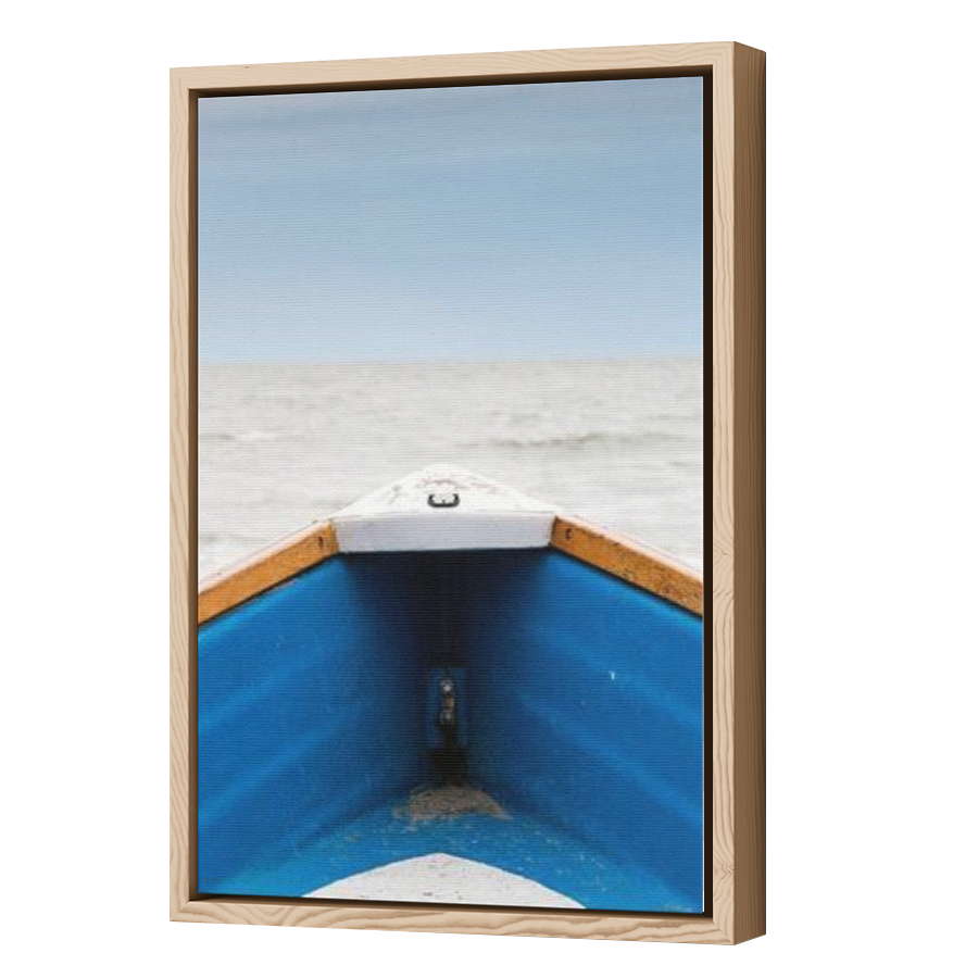 Thumbnail for Canvas - Wood Grain Floating Frame
