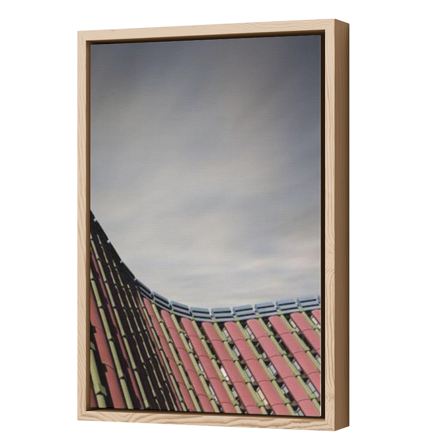Thumbnail for Canvas - Wood Grain Floating Frame