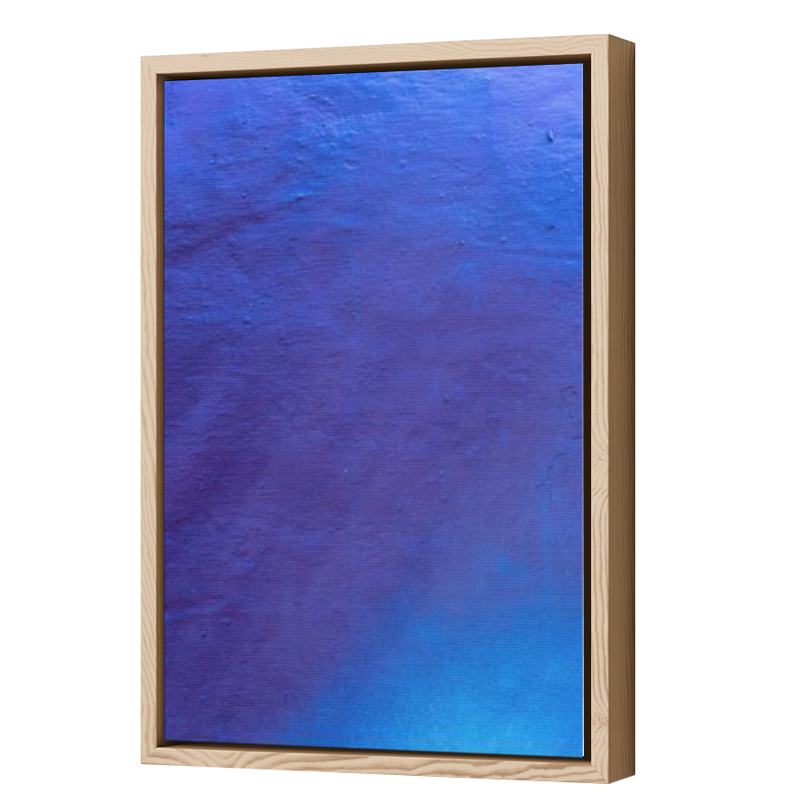Thumbnail for Canvas - Wood Grain Floating Frame