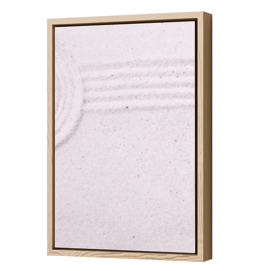 Thumbnail for Canvas - Wood Grain Floating Frame