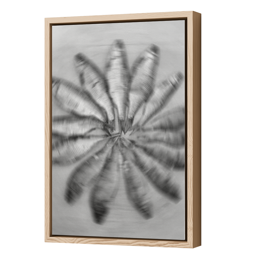 Thumbnail for Canvas - Wood Grain Floating Frame