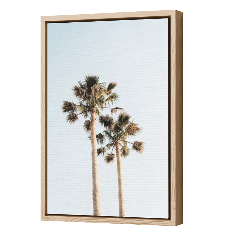 Thumbnail for Canvas - Wood Grain Floating Frame