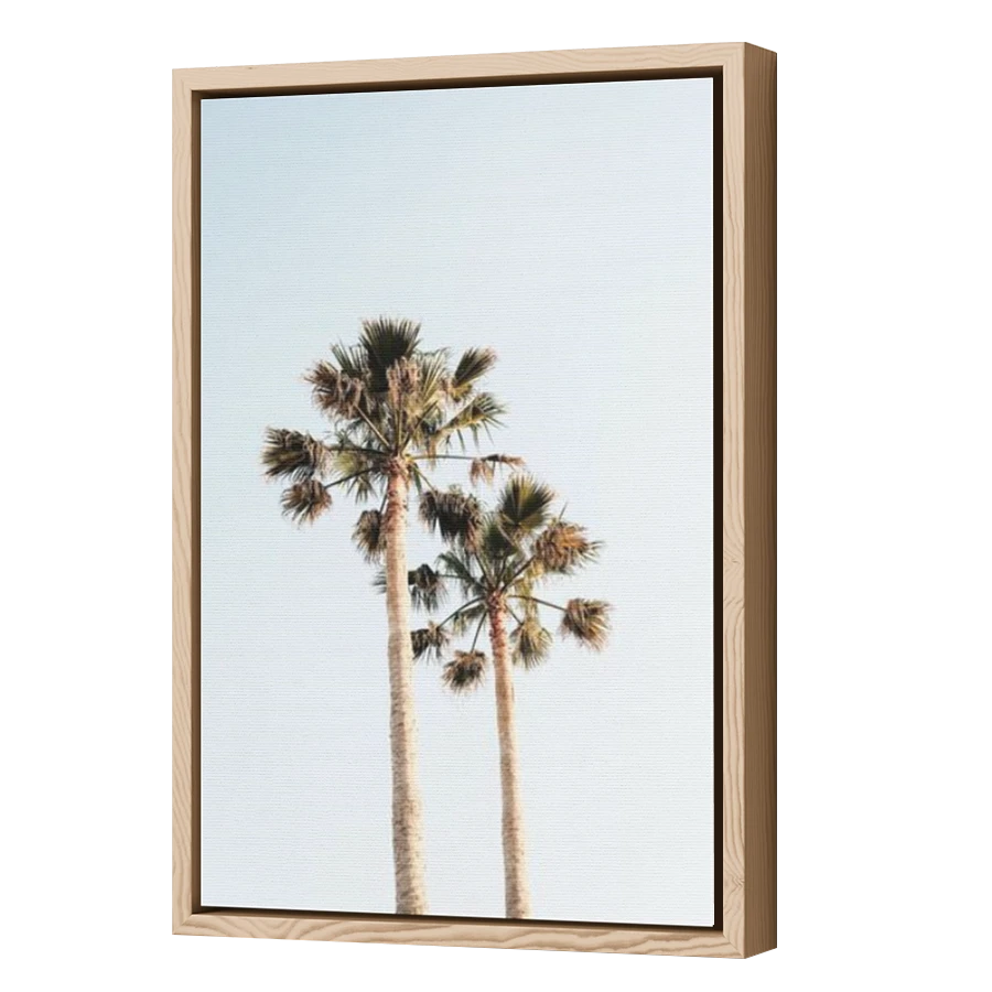 Thumbnail for Canvas - Wood Grain Floating Frame