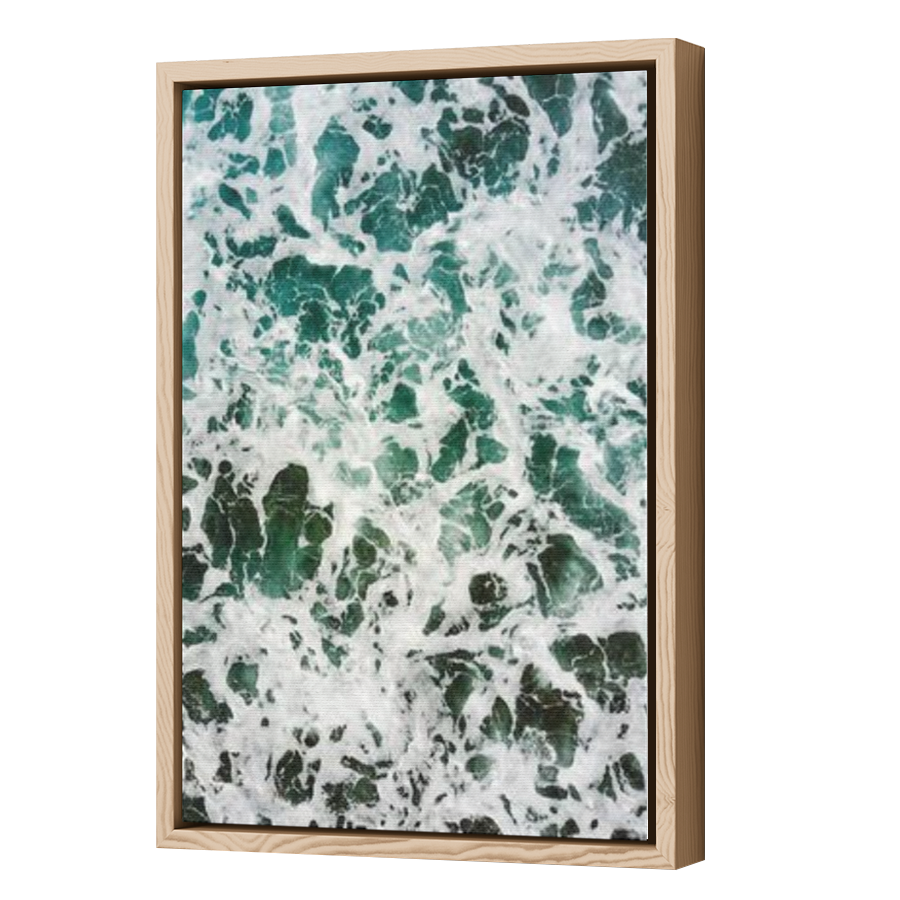 Thumbnail for Canvas - Wood Grain Floating Frame