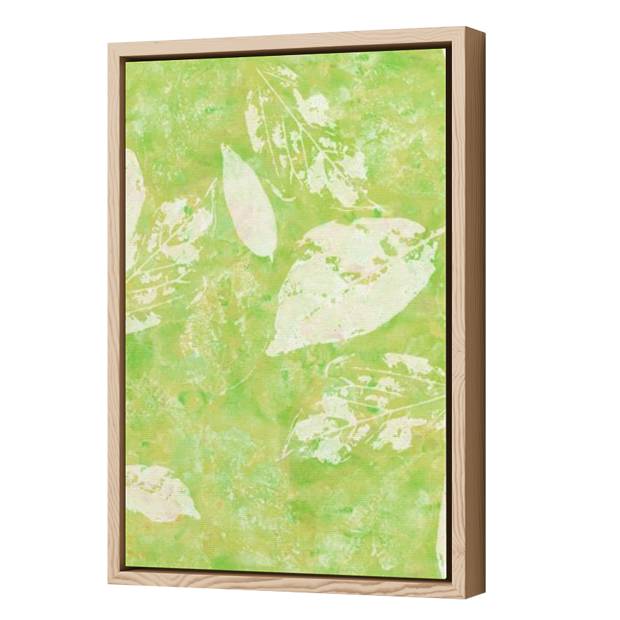 Thumbnail for Canvas - Wood Grain Floating Frame