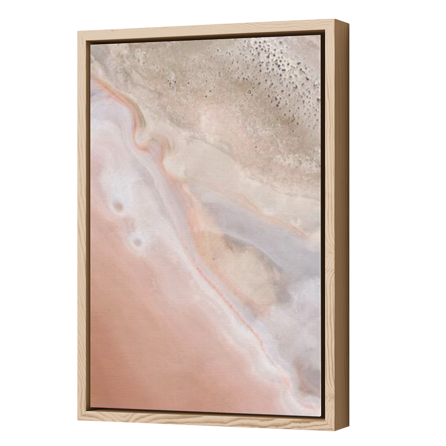 Thumbnail for Canvas - Wood Grain Floating Frame