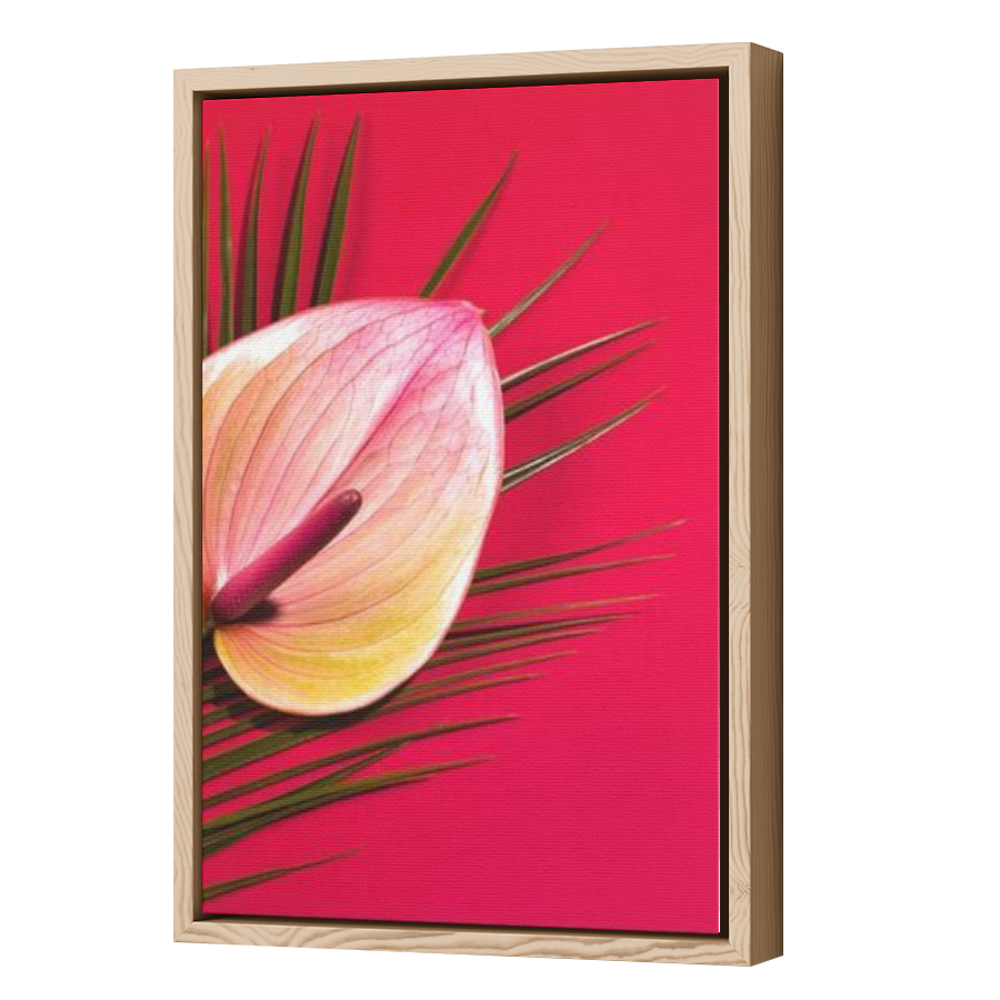 Thumbnail for Canvas - Wood Grain Floating Frame