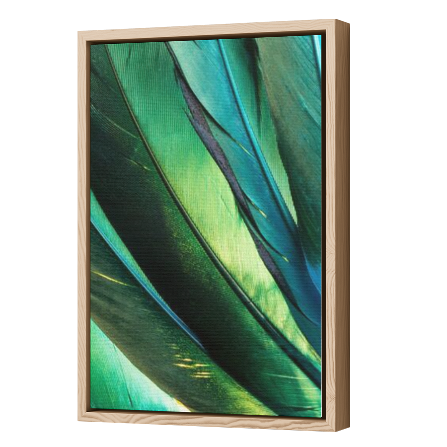 Thumbnail for Canvas - Wood Grain Floating Frame