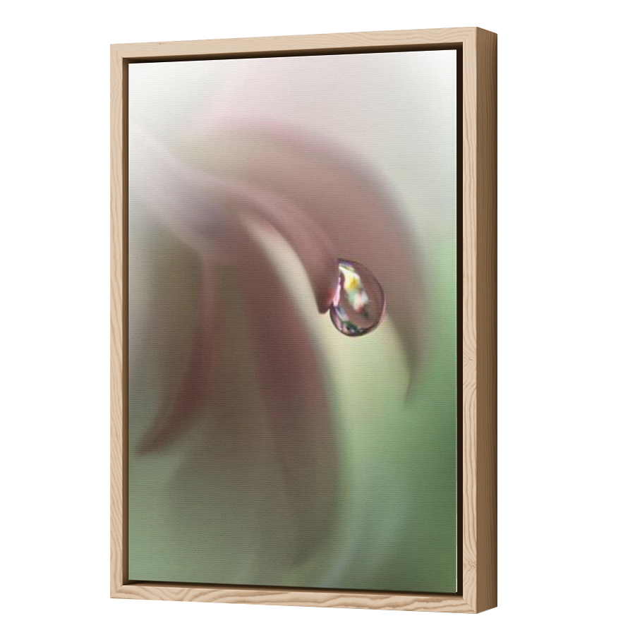 Thumbnail for Canvas - Wood Grain Floating Frame