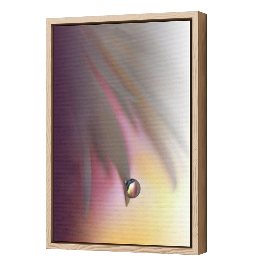 Thumbnail for Canvas - Wood Grain Floating Frame