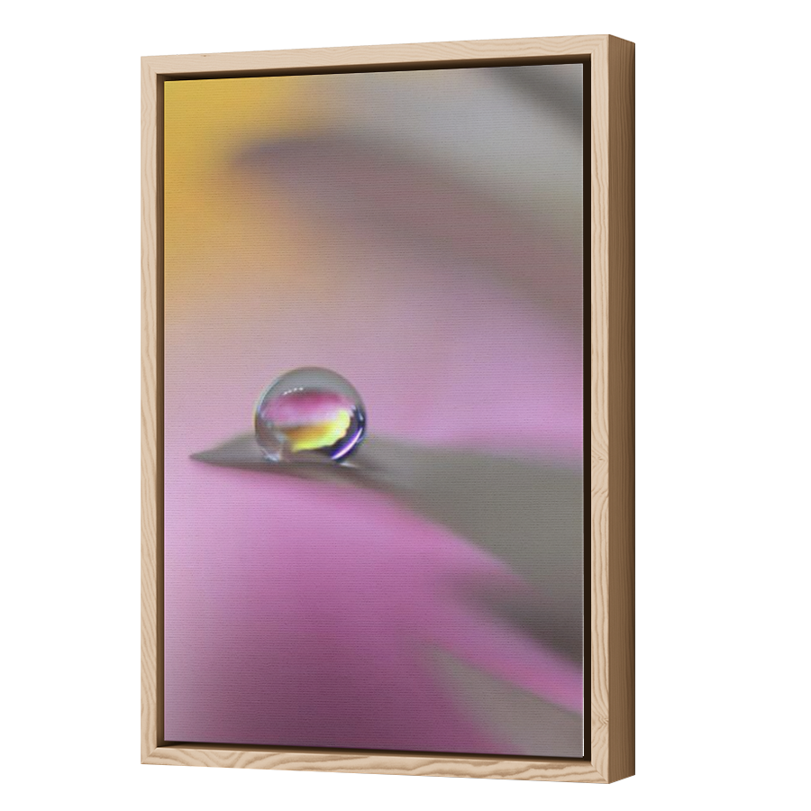 Thumbnail for Canvas - Wood Grain Floating Frame