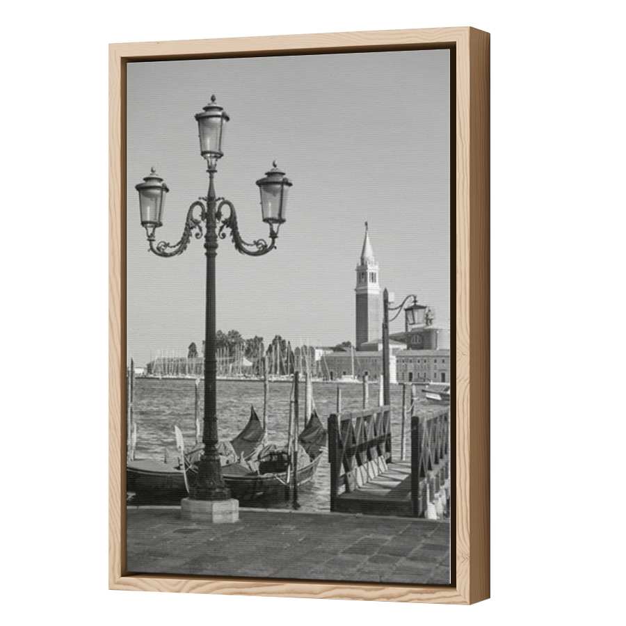 Thumbnail for Canvas - Wood Grain Floating Frame