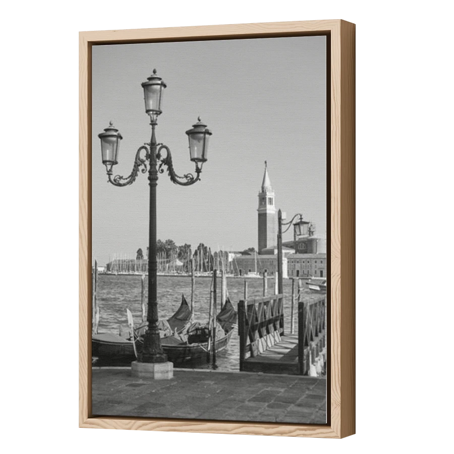 Thumbnail for Canvas - Wood Grain Floating Frame