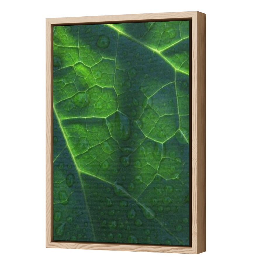 Thumbnail for Canvas - Wood Grain Floating Frame