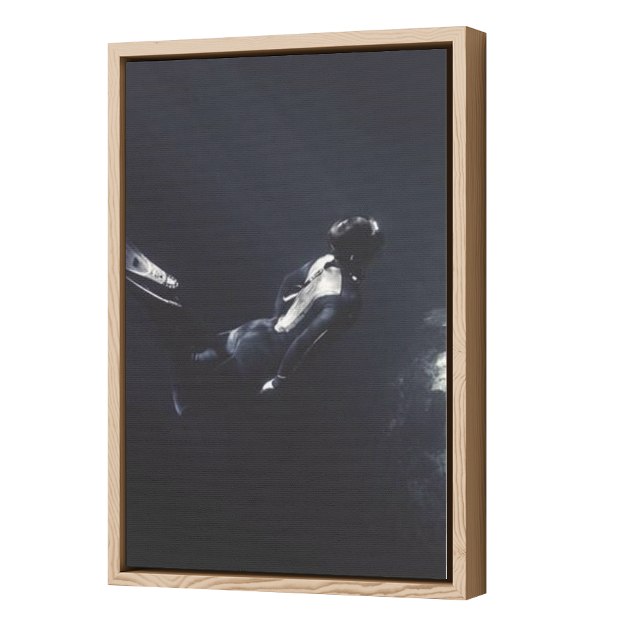 Thumbnail for Canvas - Wood Grain Floating Frame